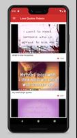 Love videos: Love Quotes & Mes screenshot 2