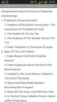 End Times Bible Prophecy 스크린샷 2