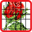 Cross Stitch Flower Art Pixel APK