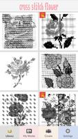 Cross Stitch Flower Art Pixel gönderen