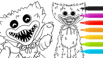 Huggy Wuggy Coloring Screenshot 3