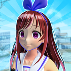 Anime School 3D: Virtual High School Life Games أيقونة