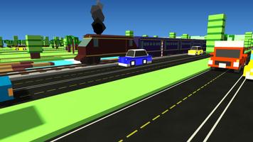 Crossy Risky Road First Person : Xtreme Road Cross Ekran Görüntüsü 2