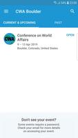 Conference on World Affairs captura de pantalla 1
