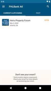 FHLBank Atlanta Events 海报