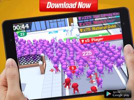 Slickman Crowd in City : Popular Game capture d'écran 3