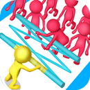 Crowd Wave Dash - Jeux d'arcade gratuits APK