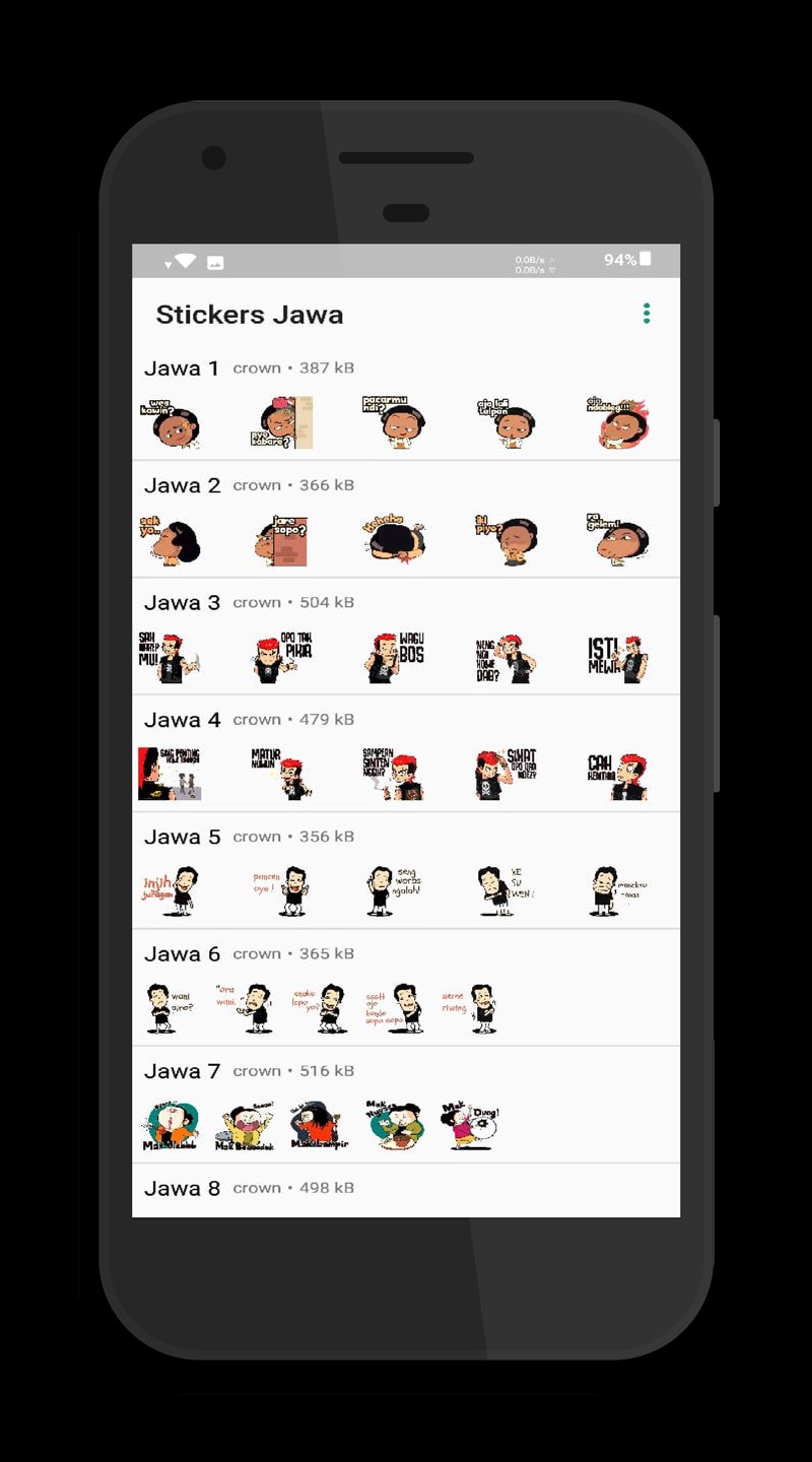 JawaStickers for whatsapp APK برای دانلود اندروید