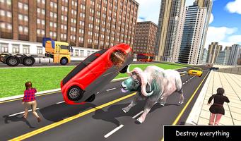 Wild Bull Attack Simulator - City Rampage 2019 Plakat
