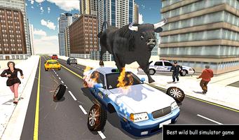 Wild Bull Attack Simulator - City Rampage 2019 Screenshot 2