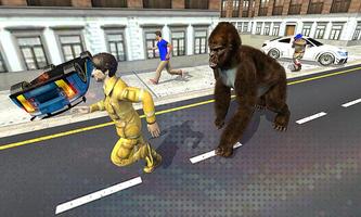 Angry Gorilla Kong Attack - City Rampage 2019 Screenshot 3
