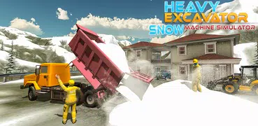 Heavy Excavator Snow Machine Simulator 2019