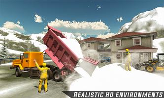 Heavy Excavator Snow Machine Simulator ảnh chụp màn hình 2