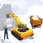 Powerful Mega Excavator Sim icono