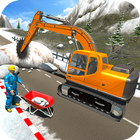 Snow Cutter Excavator Sim icône