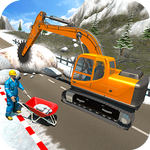 Snow Cutter Excavator Sim icon