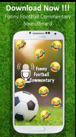 Funny Football Commentary Affiche