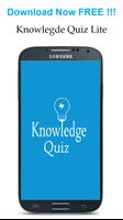 Knowledge Quiz poster