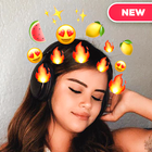 Crown Heart Emoji Camera icône