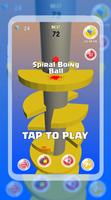 Spiral Boing Ball plakat