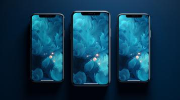 Aesthetic Blue Wallpaper capture d'écran 1