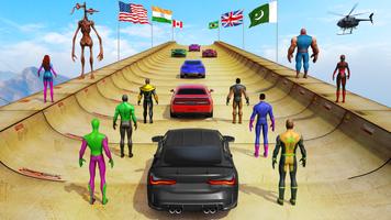 Mega Ramp Car Stunt Hero Games الملصق