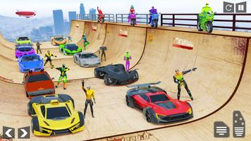 Mega Ramp Car Stunt Hero Games syot layar 2