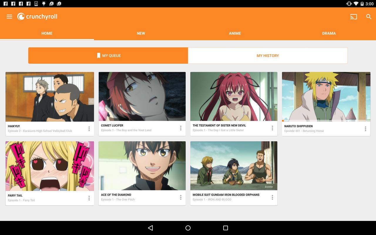crunchyroll para android apk