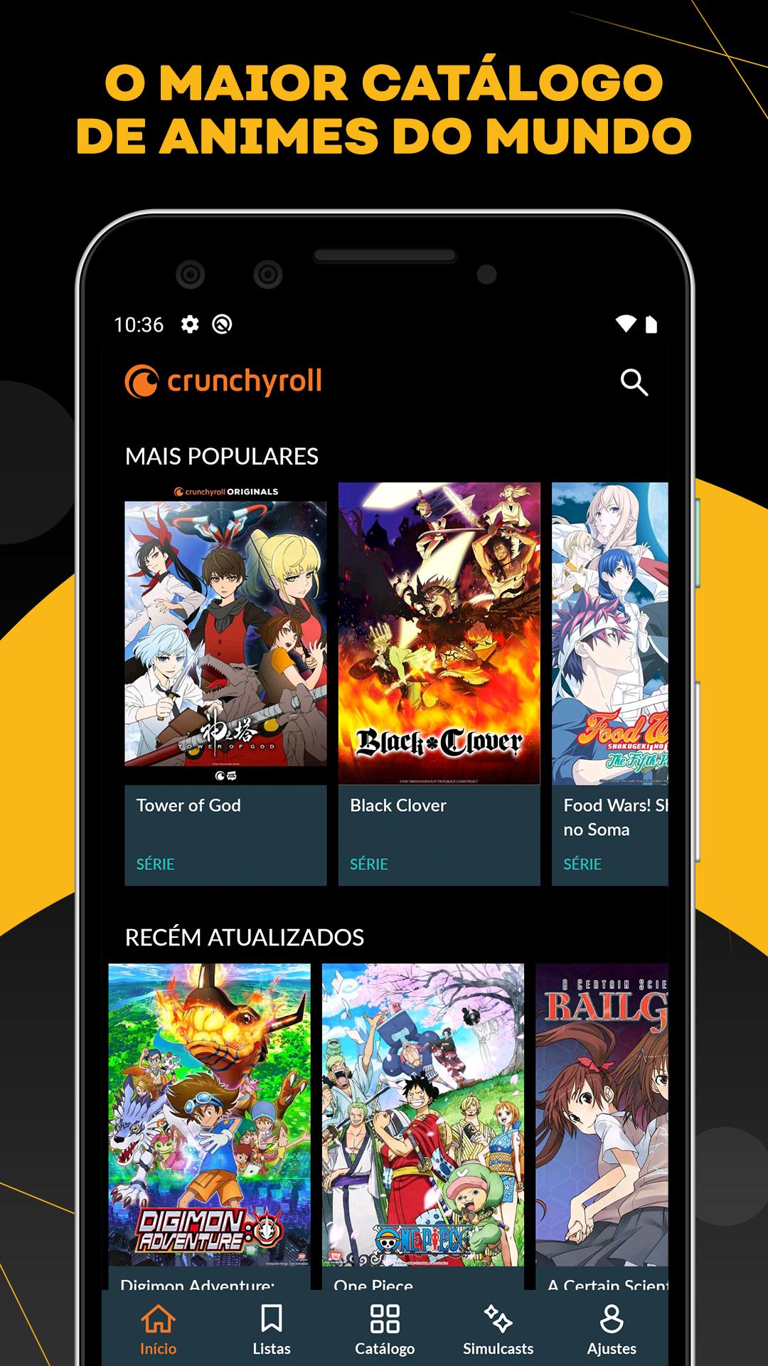 Crunchyroll para Android - APK Baixar