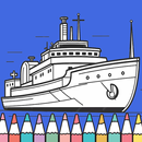 Cruise Ships Coloring Book APK