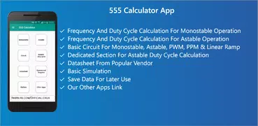 555 Calculator : monostable , 