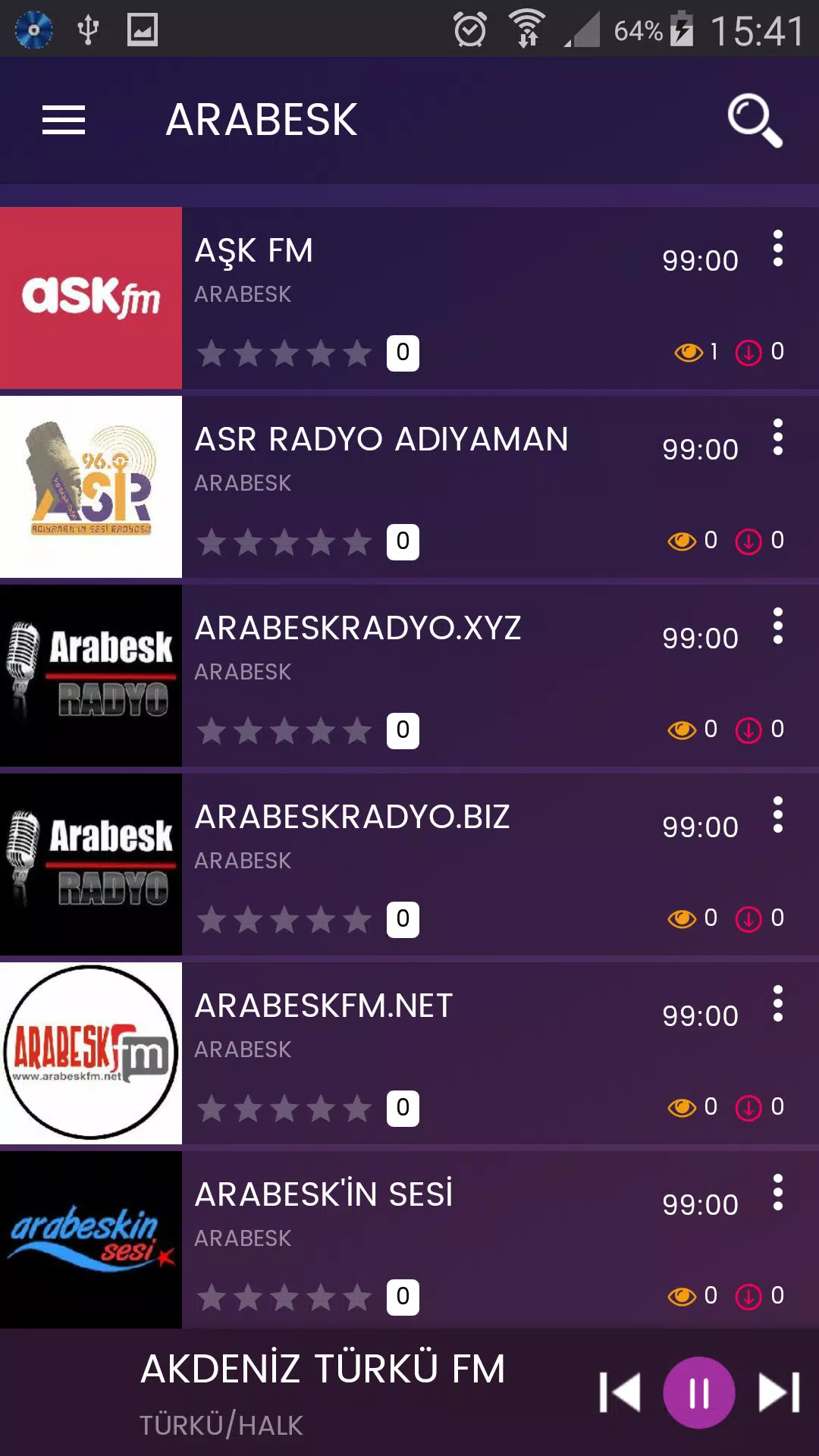 Online Radyo - Tüm Radyolar - Canlı Radyo Dinle APK für Android  herunterladen