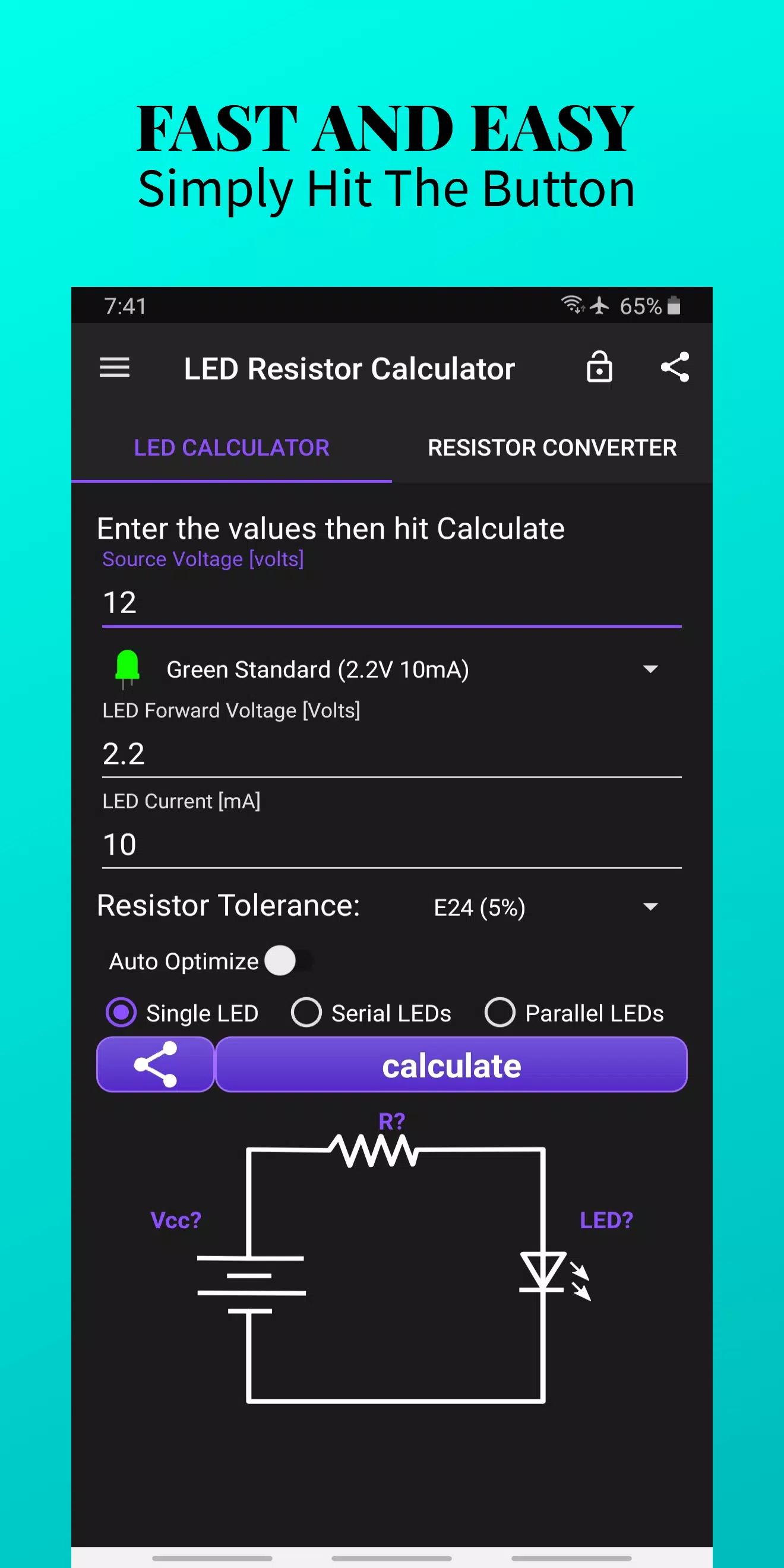 Religiøs tro på Alarmerende LED Resistor Calculator APK for Android Download