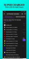 LED Resistor Calculator captura de pantalla 1