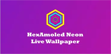 Hex AMOLED Neon Live Wallpaper