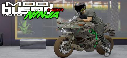 Mod Bussid Motor Ninja H2R capture d'écran 3