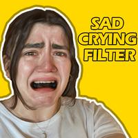 Sad Crying Filter sticker snap capture d'écran 1