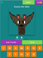 Guess the Minecreaft Mobs Poster