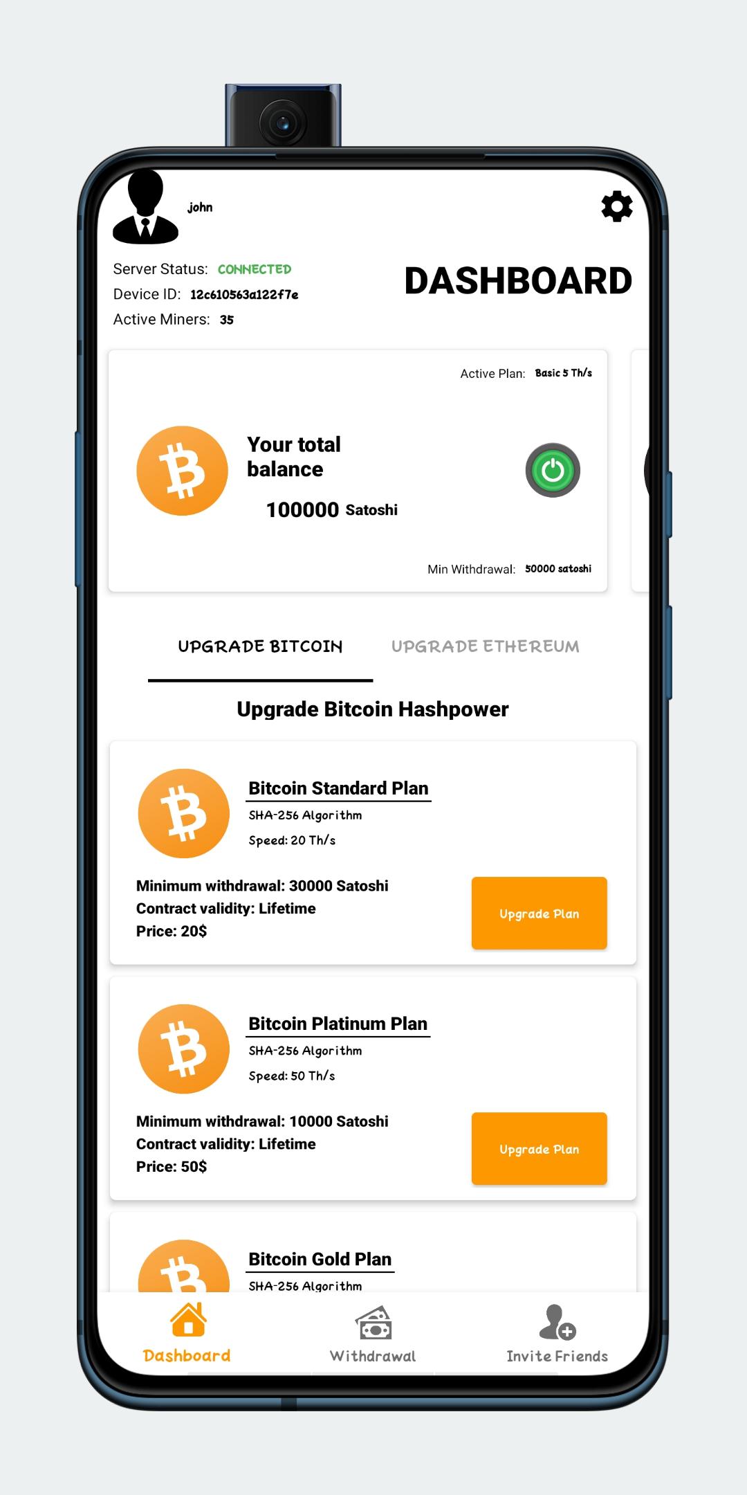 crypto cloud mining app
