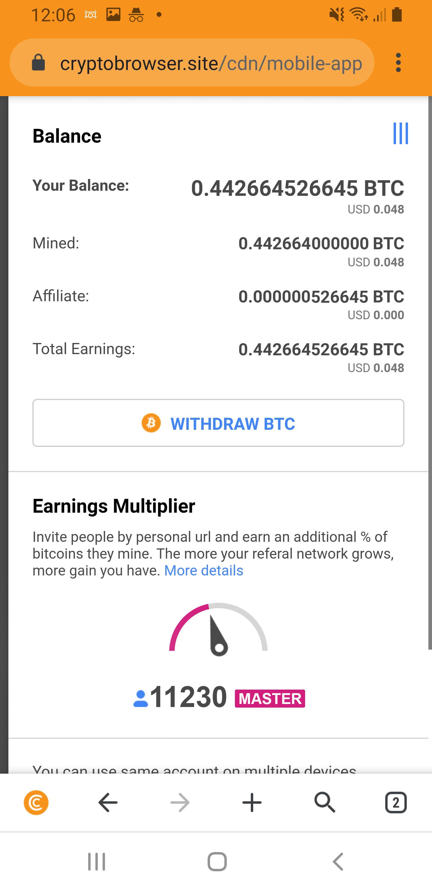 Herunterladen CryptoTab Browser Pro APK