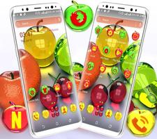 Crystal Fruits Launcher Theme स्क्रीनशॉट 1