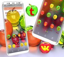 Crystal Fruits Launcher Theme स्क्रीनशॉट 3