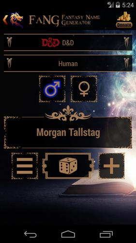 FaNG Fantasy Name Generator for Android APK Download