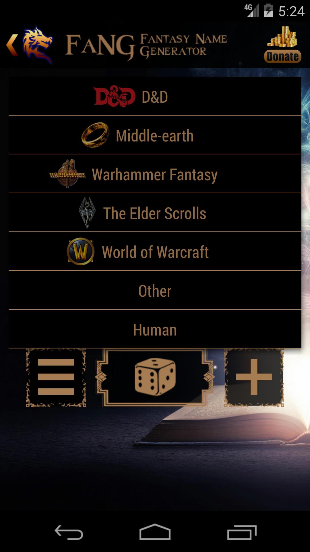 FaNG - Fantasy Name Generator APK for Android Download