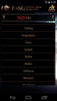 برنامه‌نما FaNG - Fantasy Name Generator عکس از صفحه
