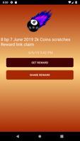 Pool rewards daily gifts for 8 ball pool capture d'écran 1