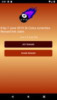 Pool rewards daily gifts for 8 ball pool screenshot 1