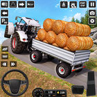 Farm Tractor Farming Games Sim icône