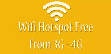 Wifi Hotspot Free from 3G, 4G