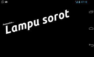 Lampu sorot poster